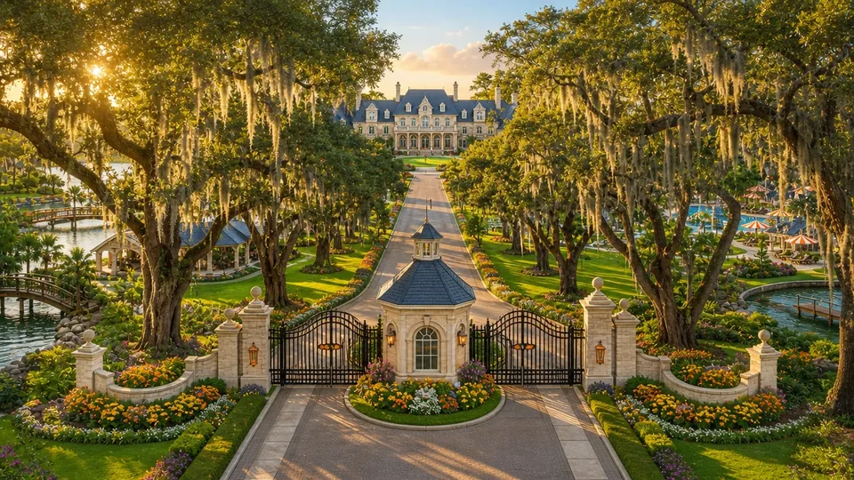 The live-oak allée